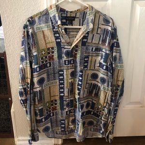 Retro button up